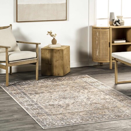 Nuloom Britt Persian Spill Proof Machine Washable Area Rug 5ft x 8ft BIJL08A-508